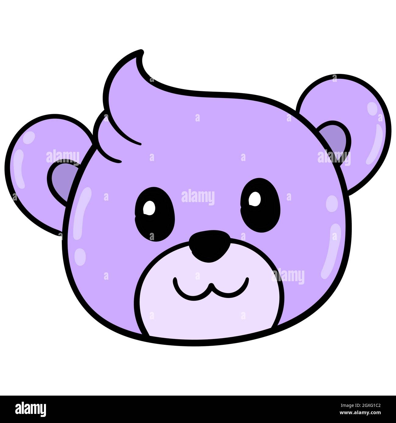 Bear cub profile Stock Vector Images - Alamy