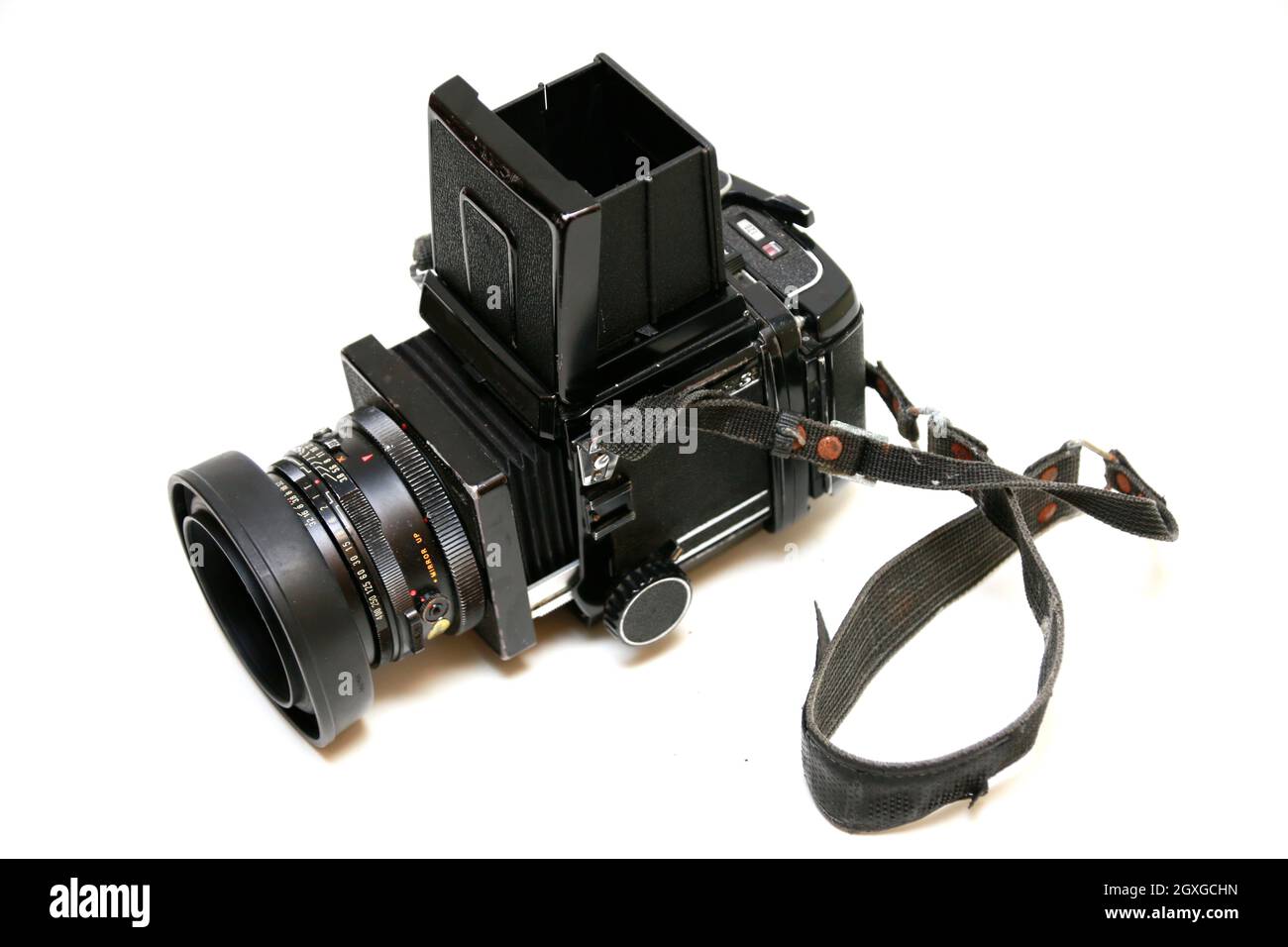 analoge Mittelformat-Kamera, Freisteller - analogue medium format camera, cut-out Stock Photo