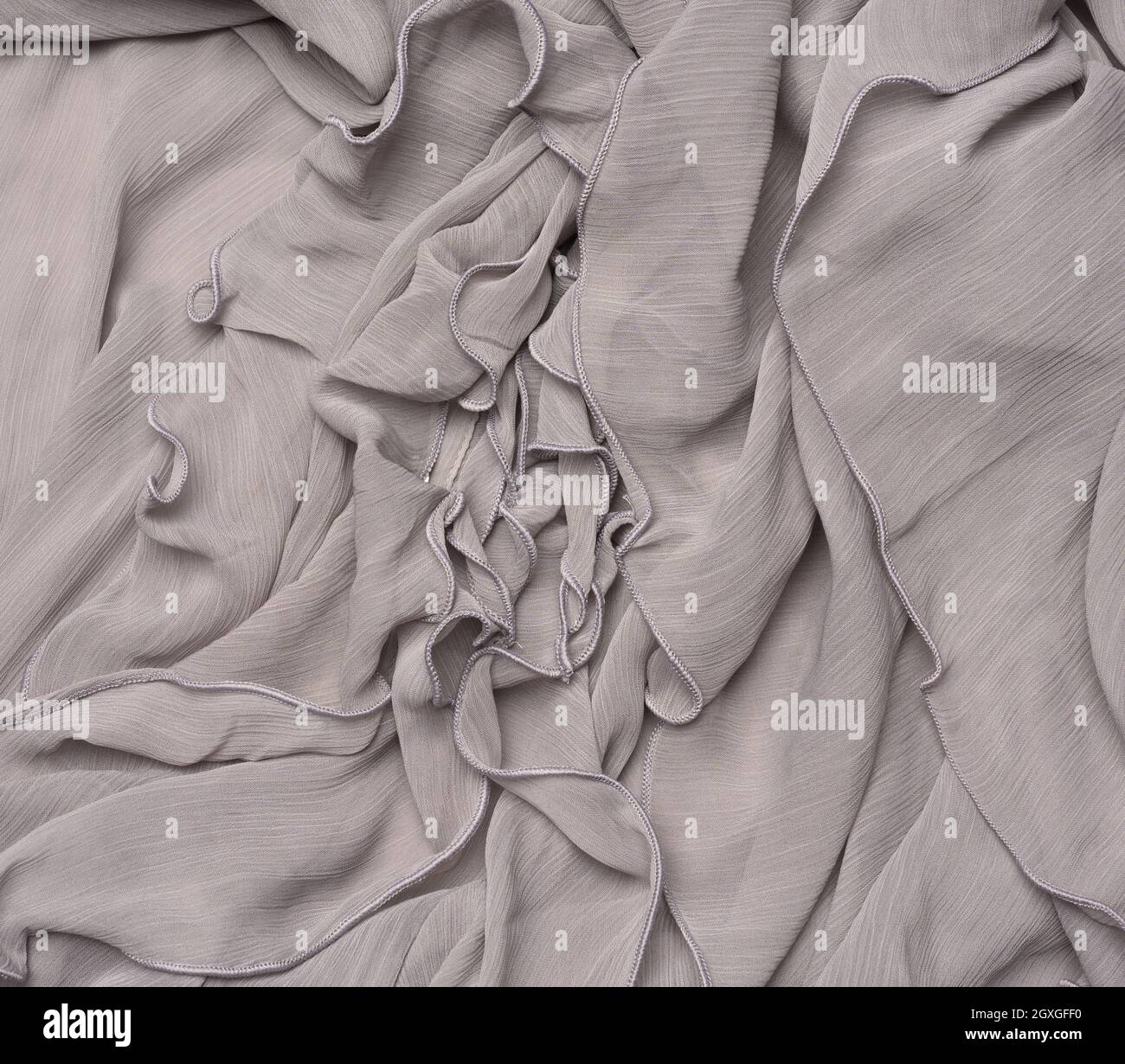 Gray silk fabric hi-res stock photography and images - Alamy