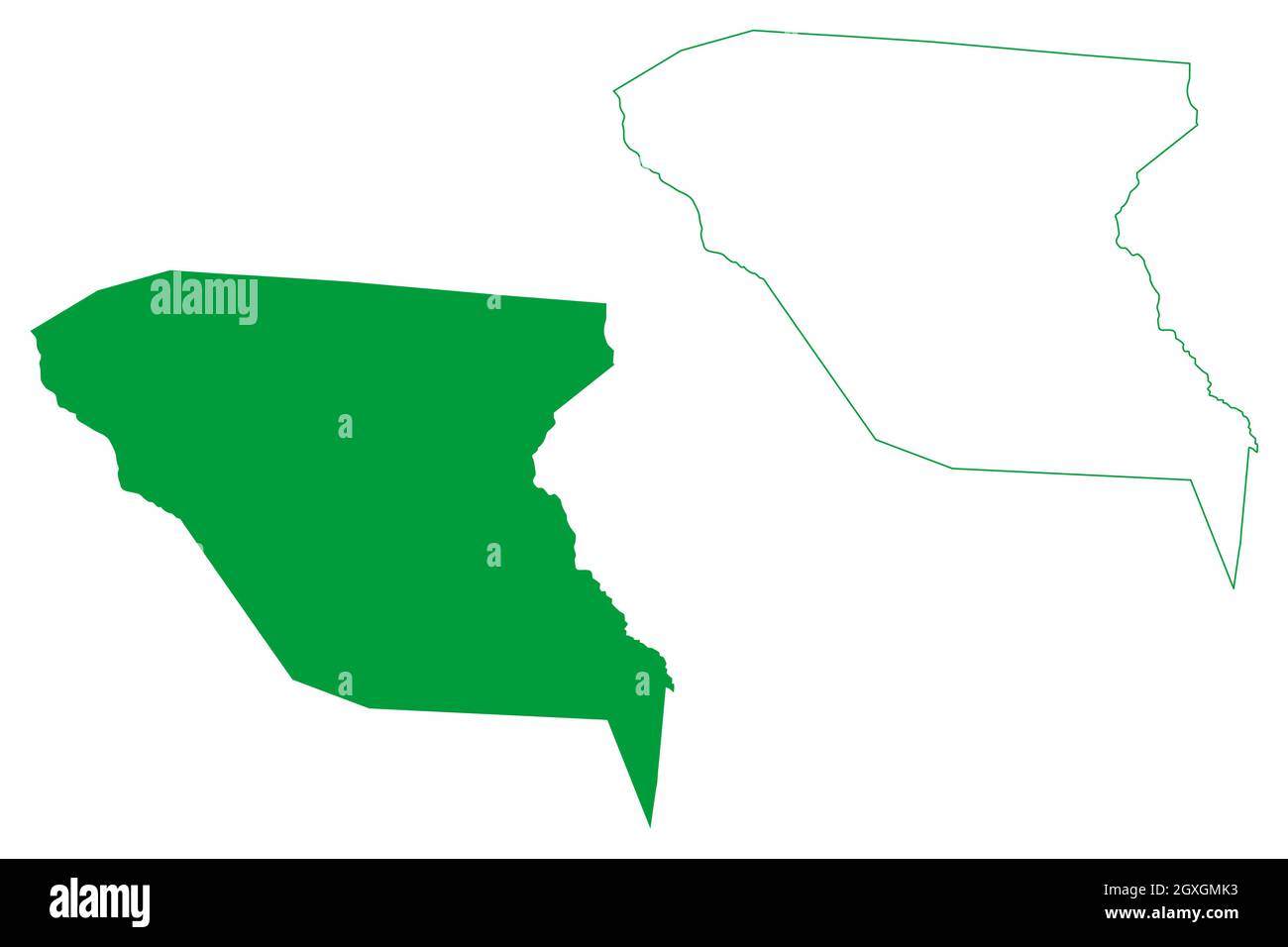 Amelia vector outline map hires stock photography and images Alamy