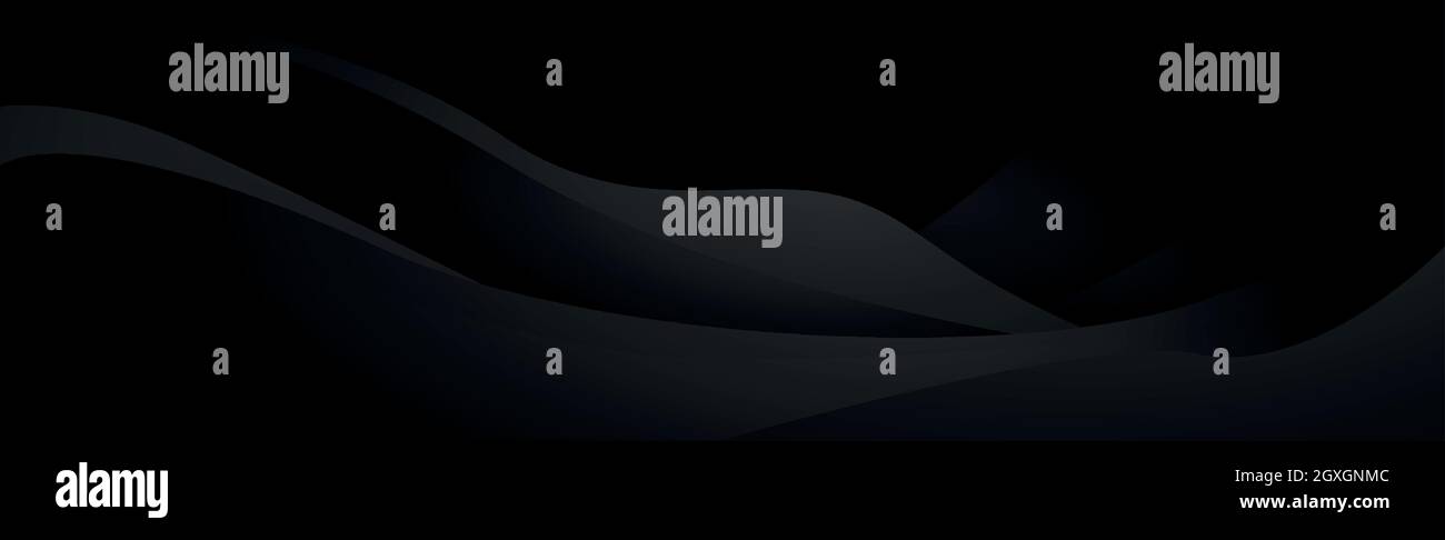 Abstract black background with gradient patterns - Vector illustration ...