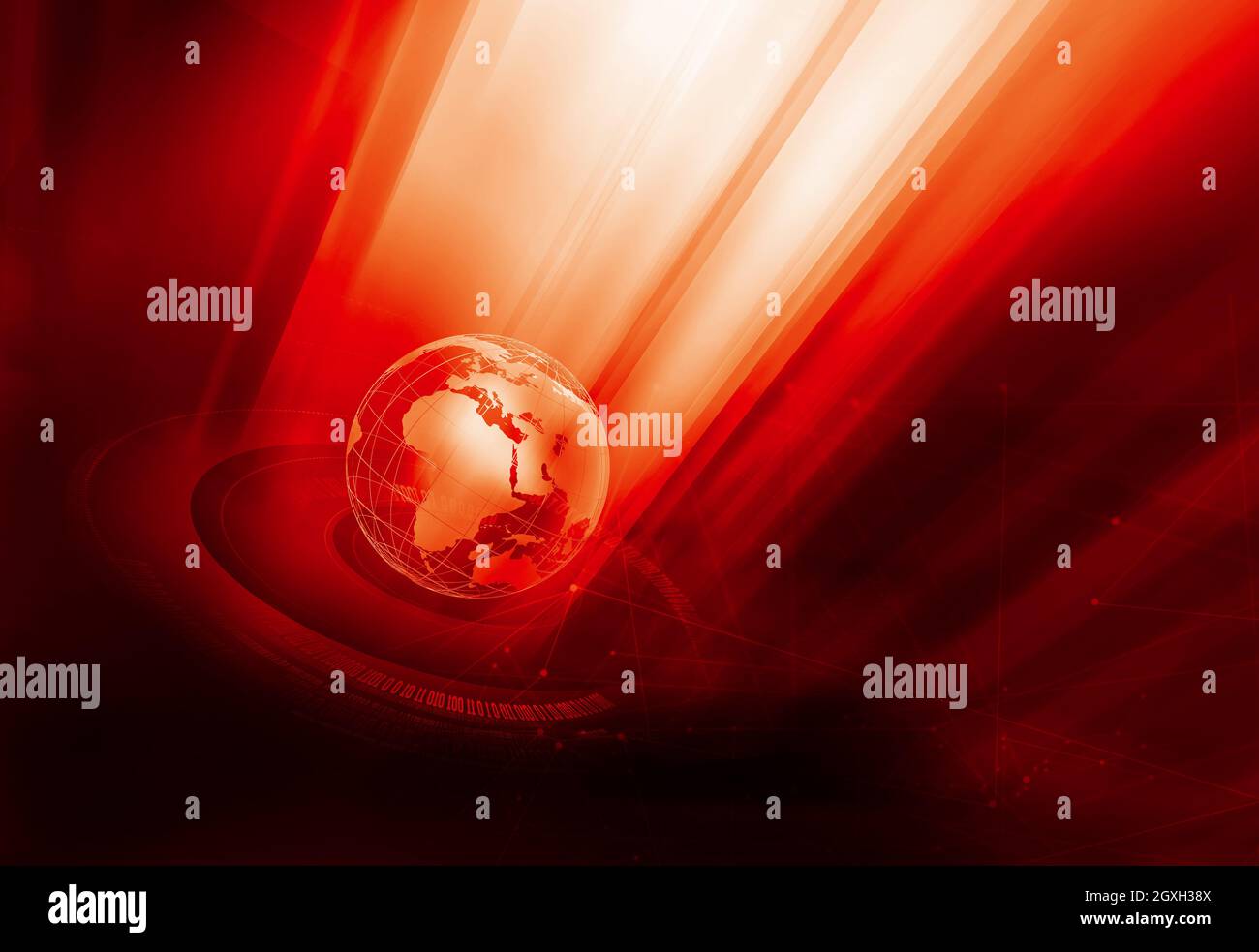 Graphical red theme news background, suitable fortv and virtual media