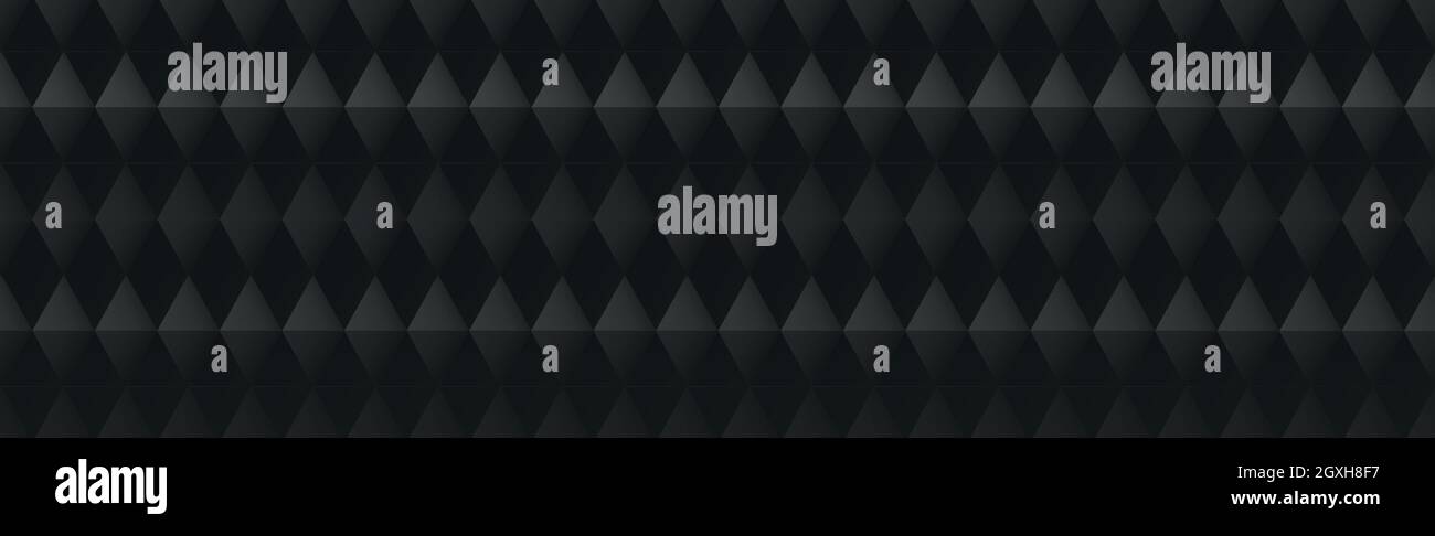 Abstract dark background - gray volumetric shapes - Vector illustration ...