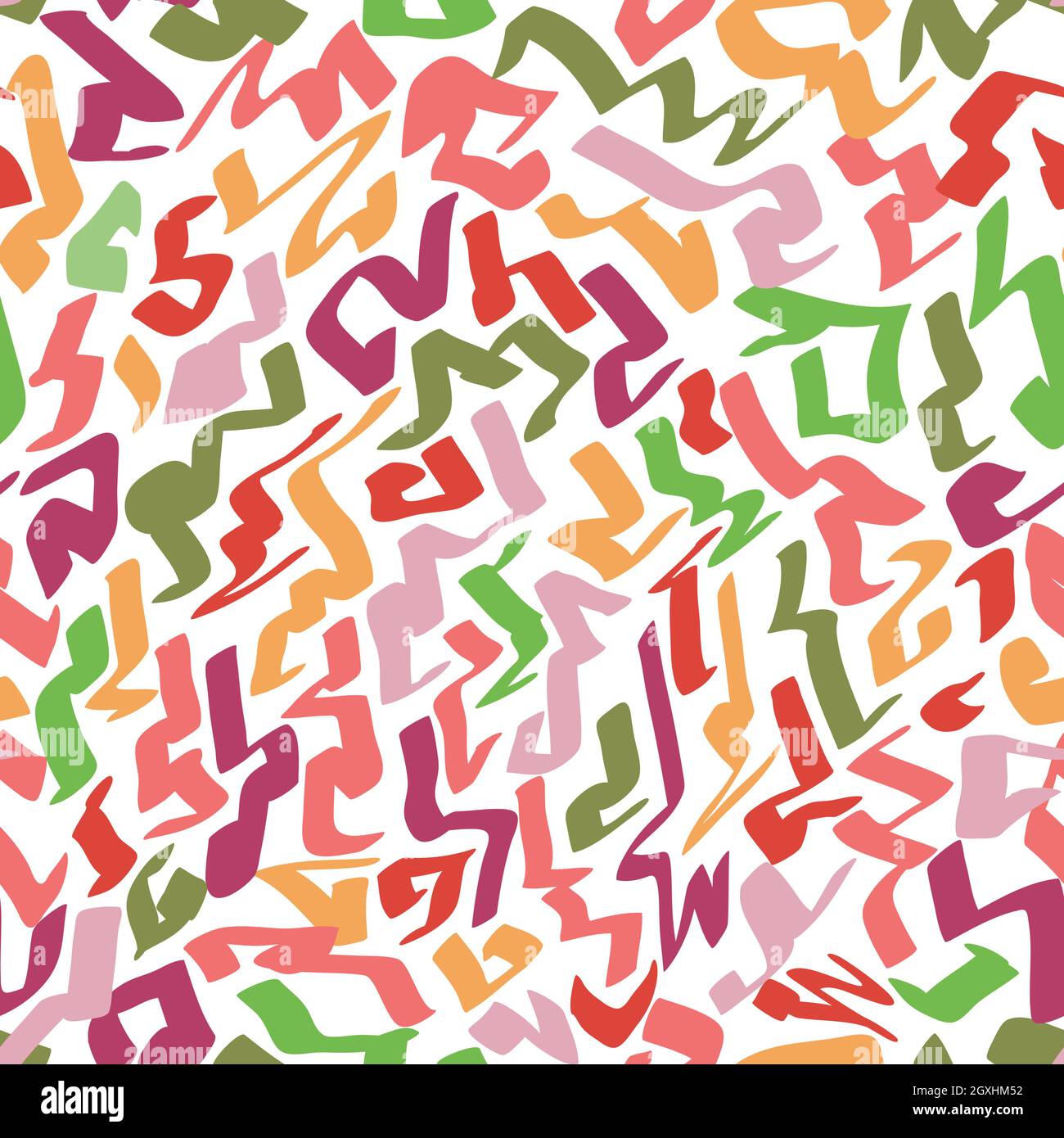 abstract seamless background pattern hand drawn, Vector Stock Vector ...