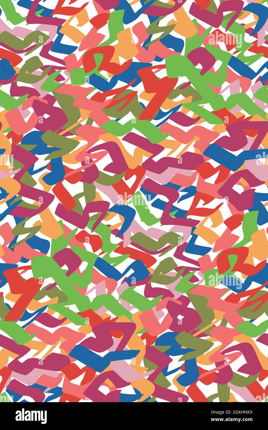 abstract seamless background pattern hand drawn, Vector Stock Vector ...