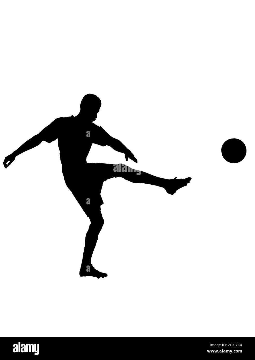 soccer player black and white
