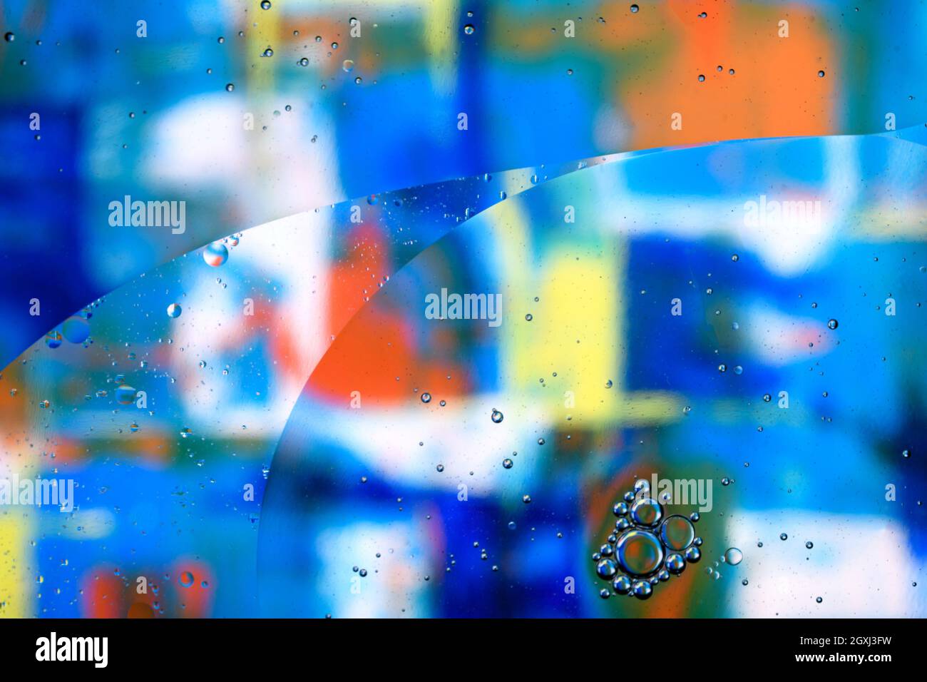 Colorful abstract background with organic shapes Stock Photo - Alamy