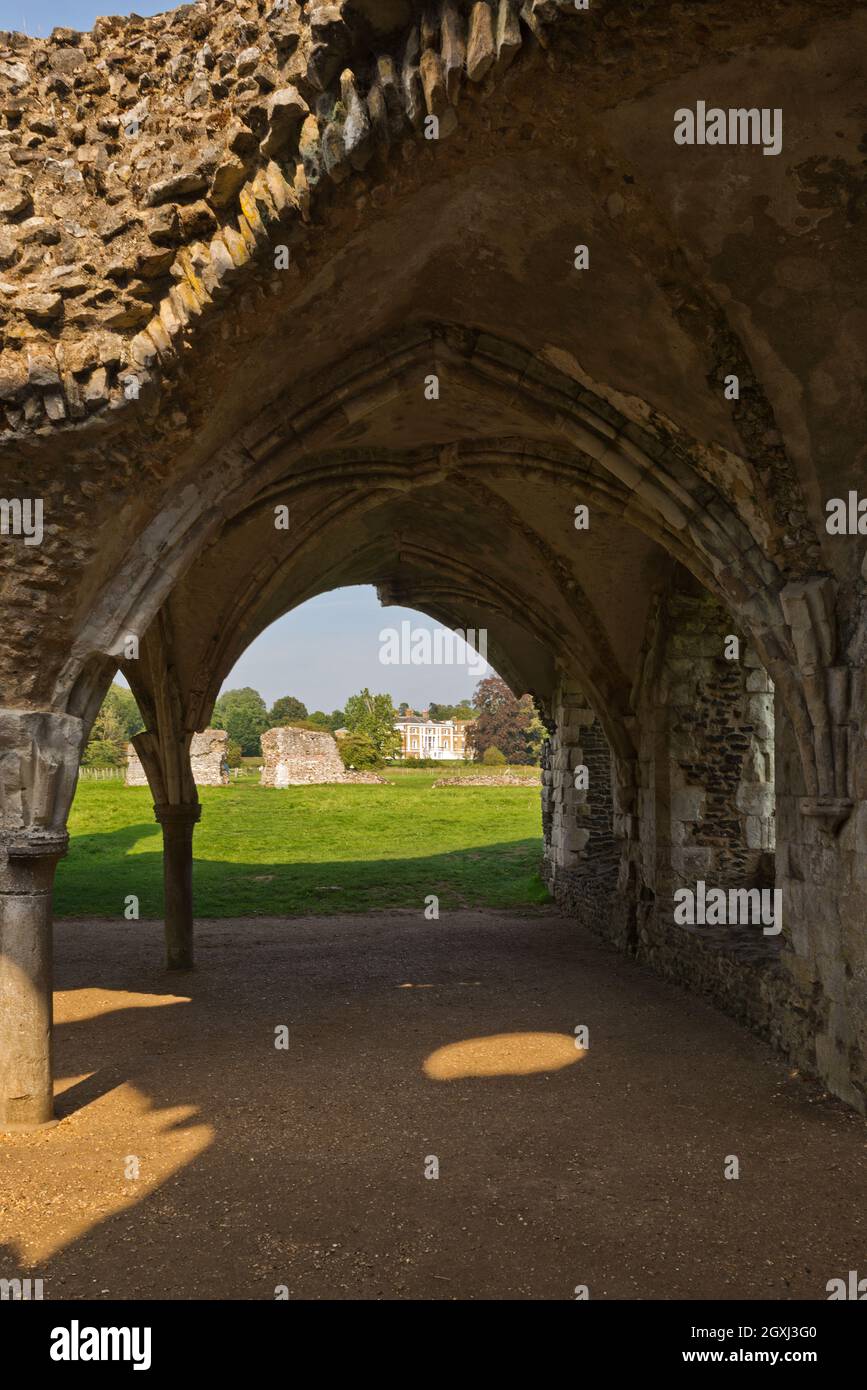 English Heritage run ruins of the medieval Abbey of the Blessed Mary of