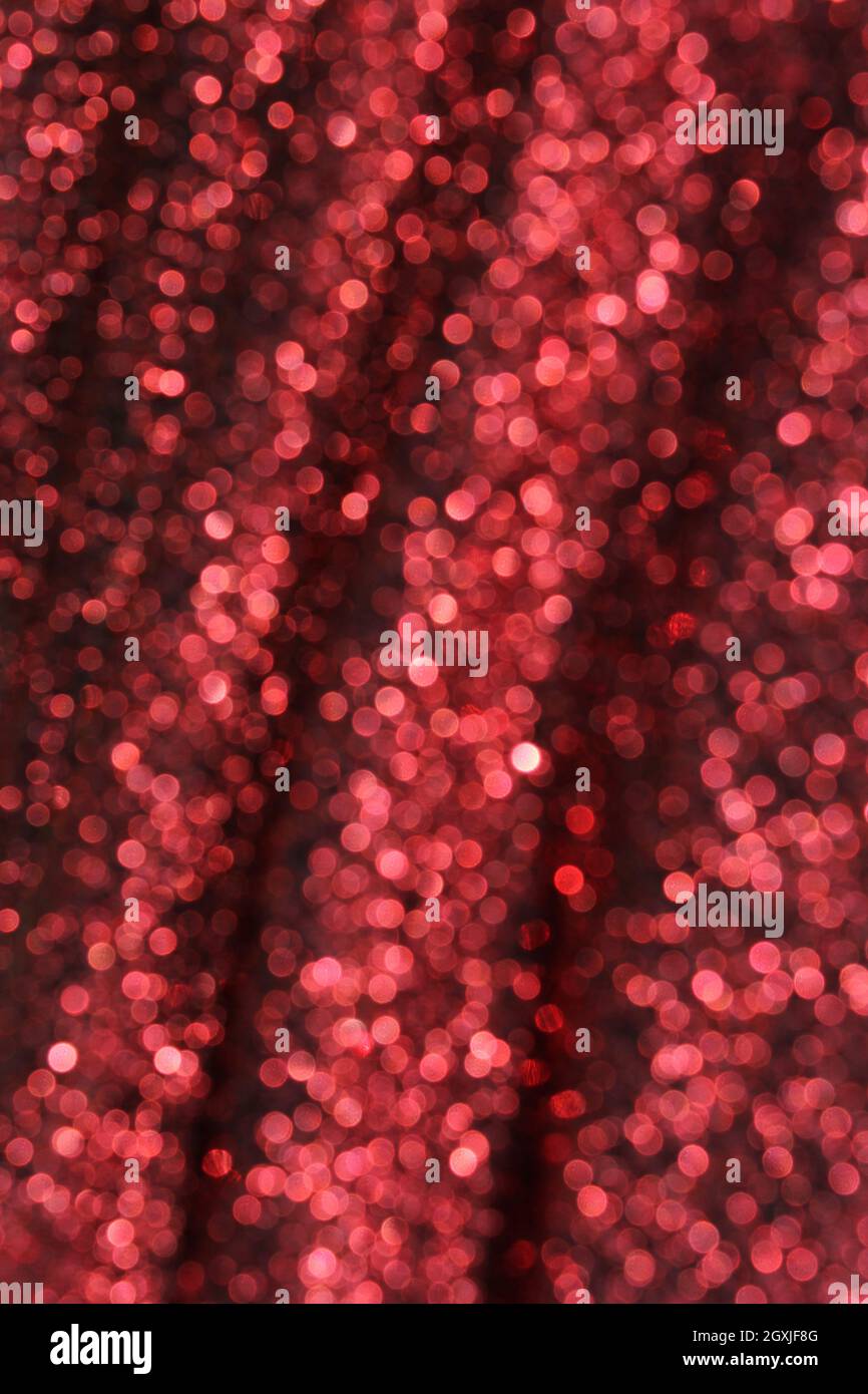 Abstract Blurred Lights Red Bokeh Background Stock Photo - Alamy