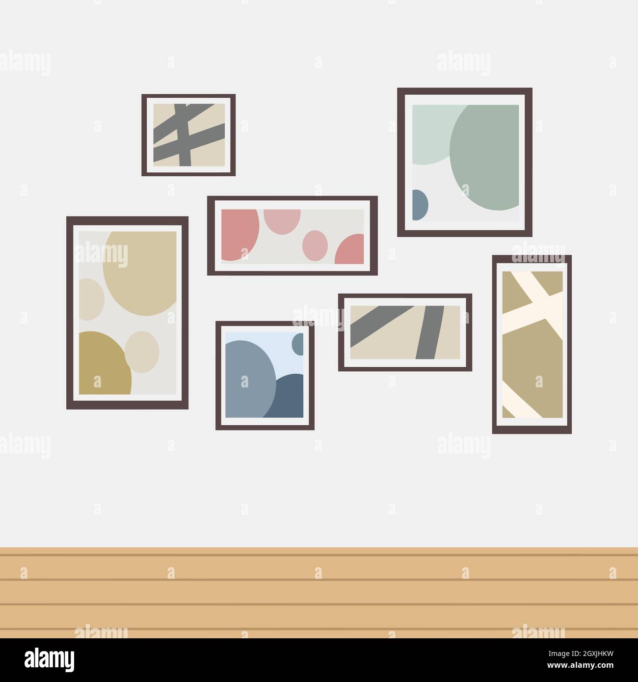 Wall hung artwork Stock Vector Images Alamy