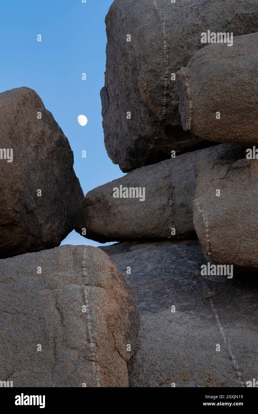 Moon rocks Stock Photo