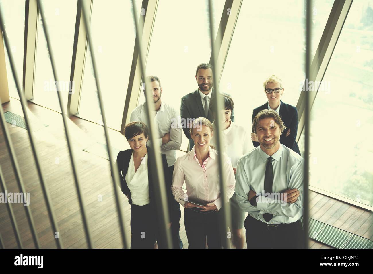 diverse business people group standing together as team in modern ...