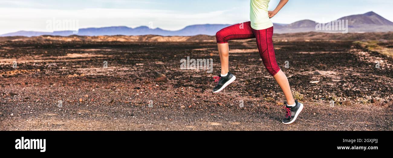 High knees cardio exercise legs workout performed at fast pace to burn