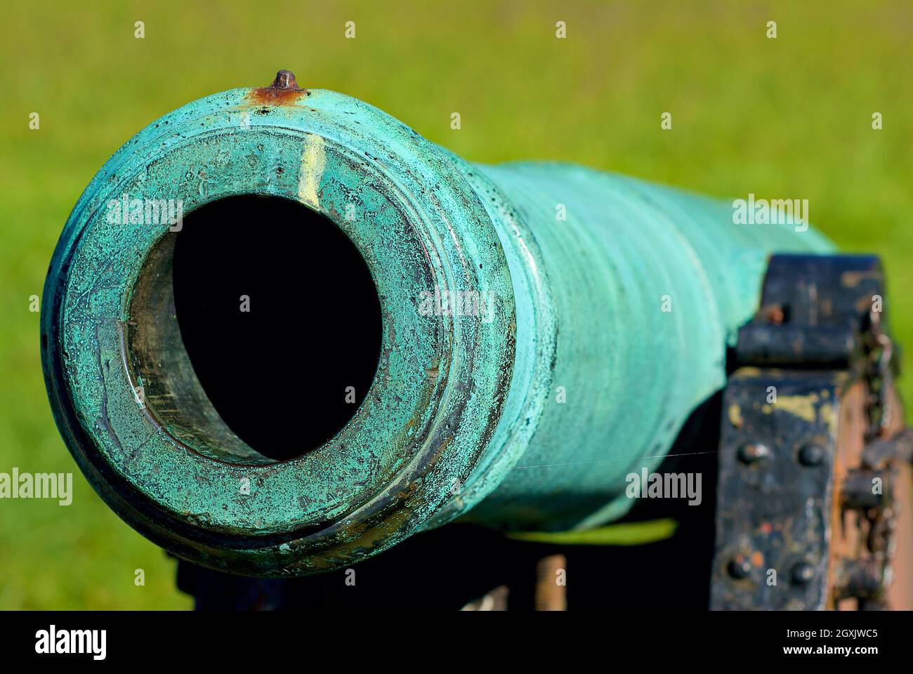 Manassas, Virginia September 29, 2021 Detail of a historic Civil War