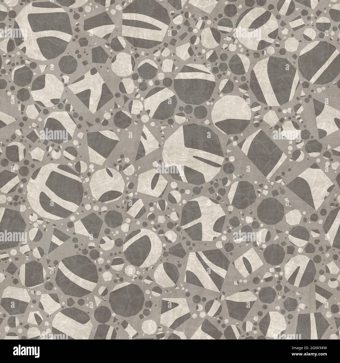 Seamless modern abstract random terrazzo pattern swatch Stock Photo - Alamy