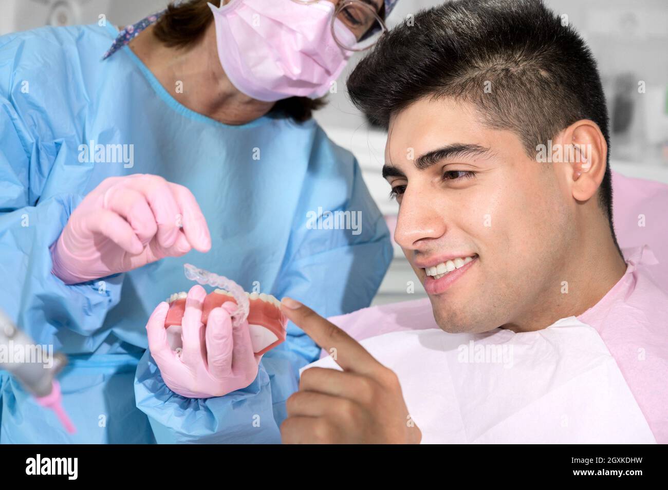 Invisible braces hires stock photography and images Alamy
