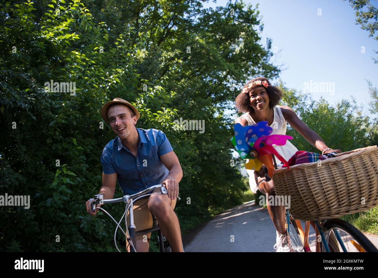 Bike ride boy and sales girl