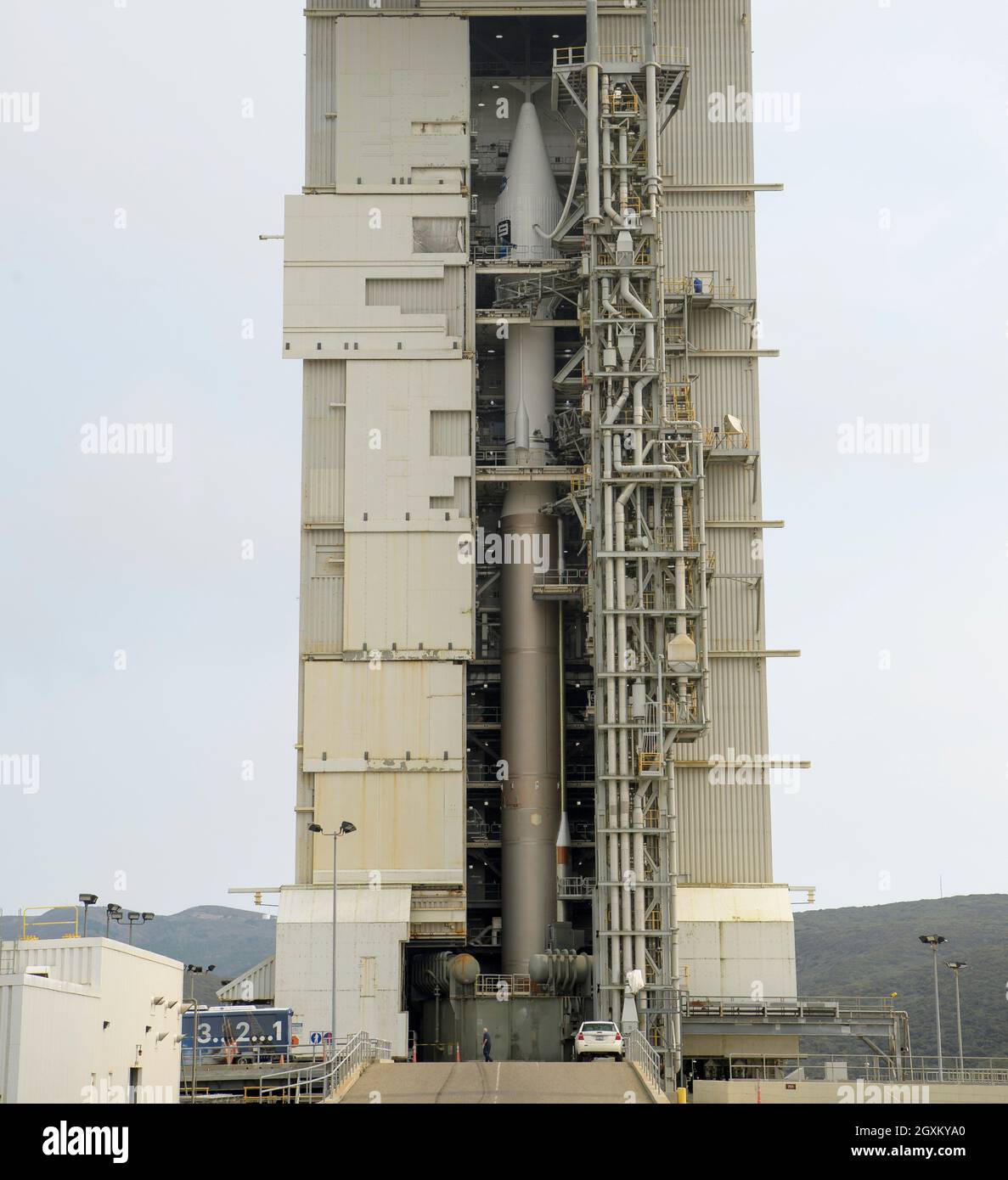 The United Launch Alliance Atlas V rocket with the NASA Landsat 9