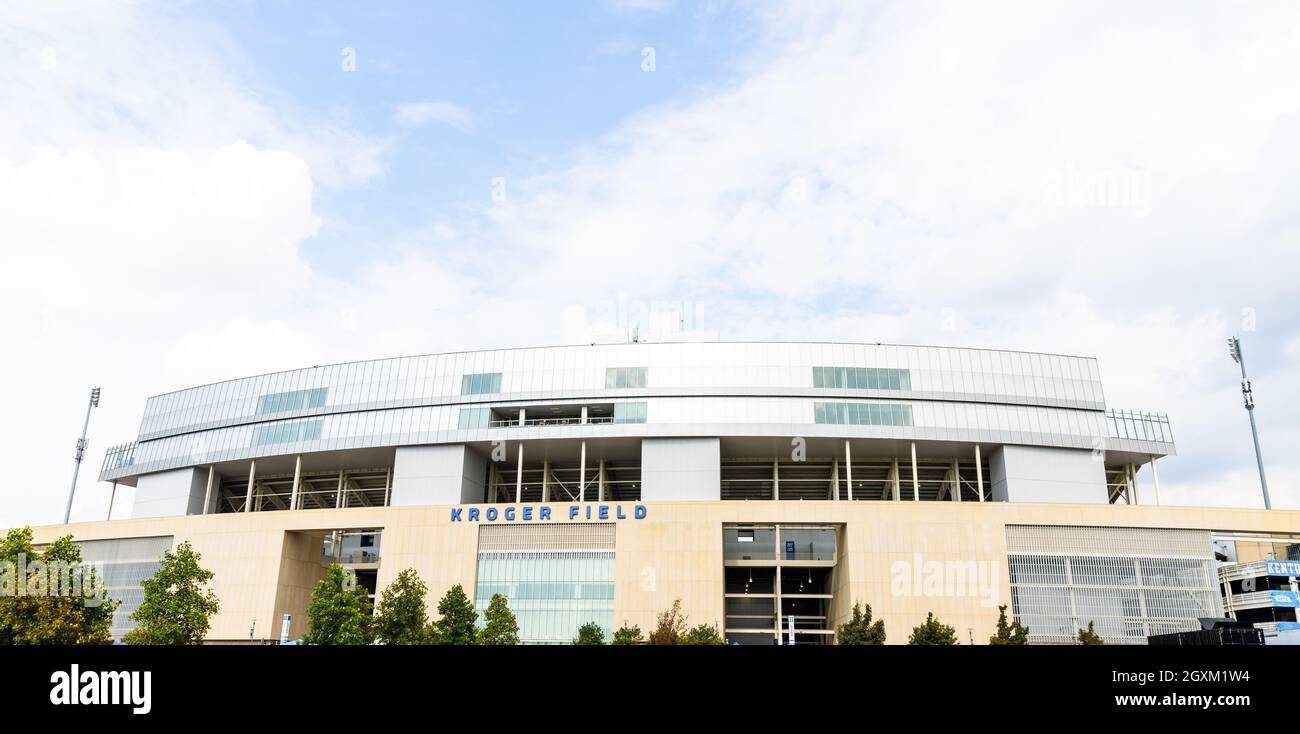 Lexington, KY - October 2, 2021: Kroger Field, home of the University of Kentucky Wildcats football team Stock Photo