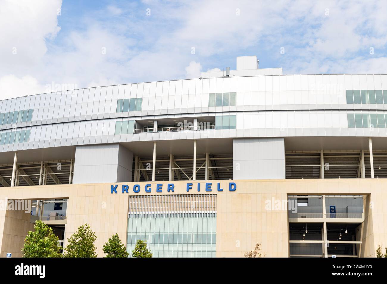 Lexington, KY - October 2, 2021: Kroger Field, home of the University of Kentucky Wildcats football team Stock Photo