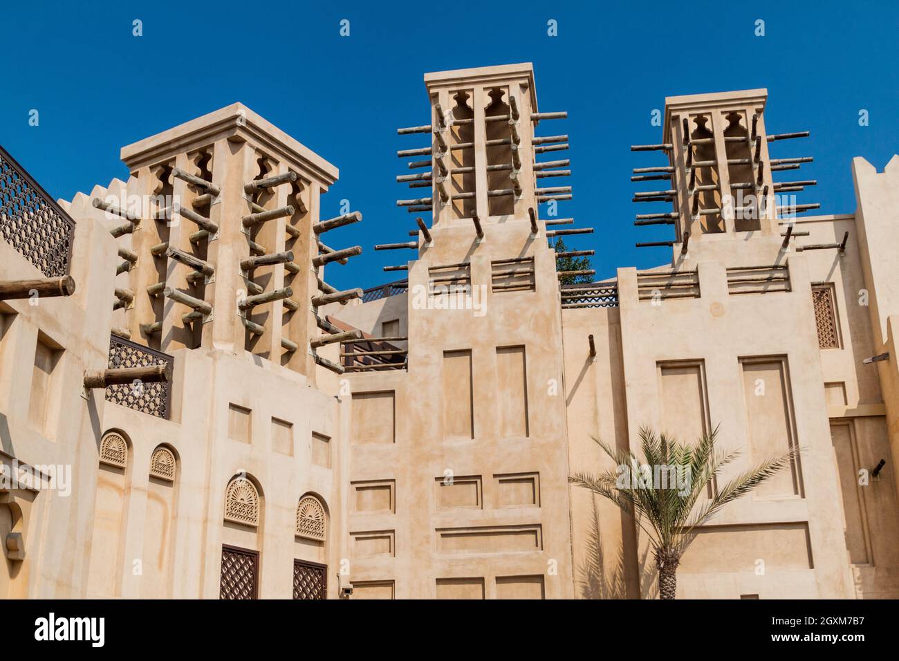 Traditional arabic wind tower in hires stock photography and images Alamy