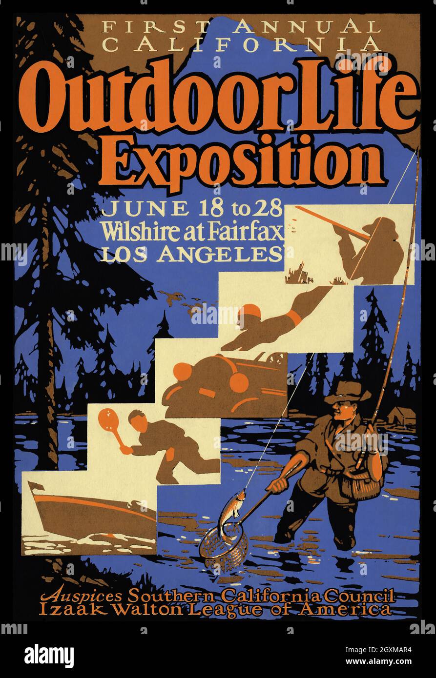 First Annual California Outdoor Life Exposition Stock Photo