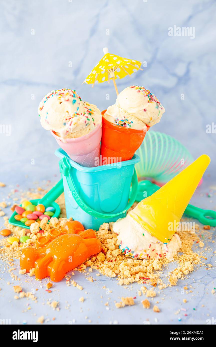 Sprinkles ice cream and beach hires stock photography and images Alamy