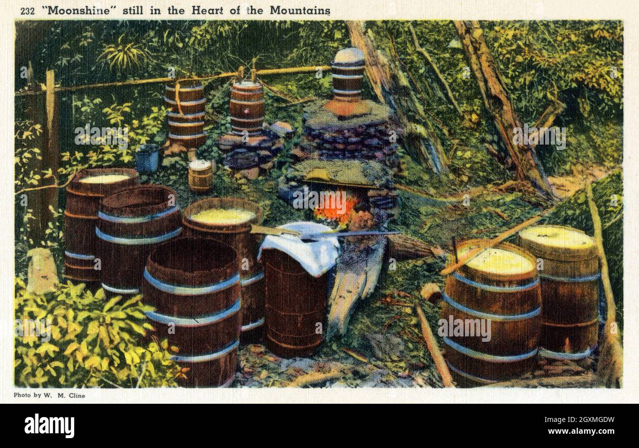 Moonshine still Stock Photo - Alamy