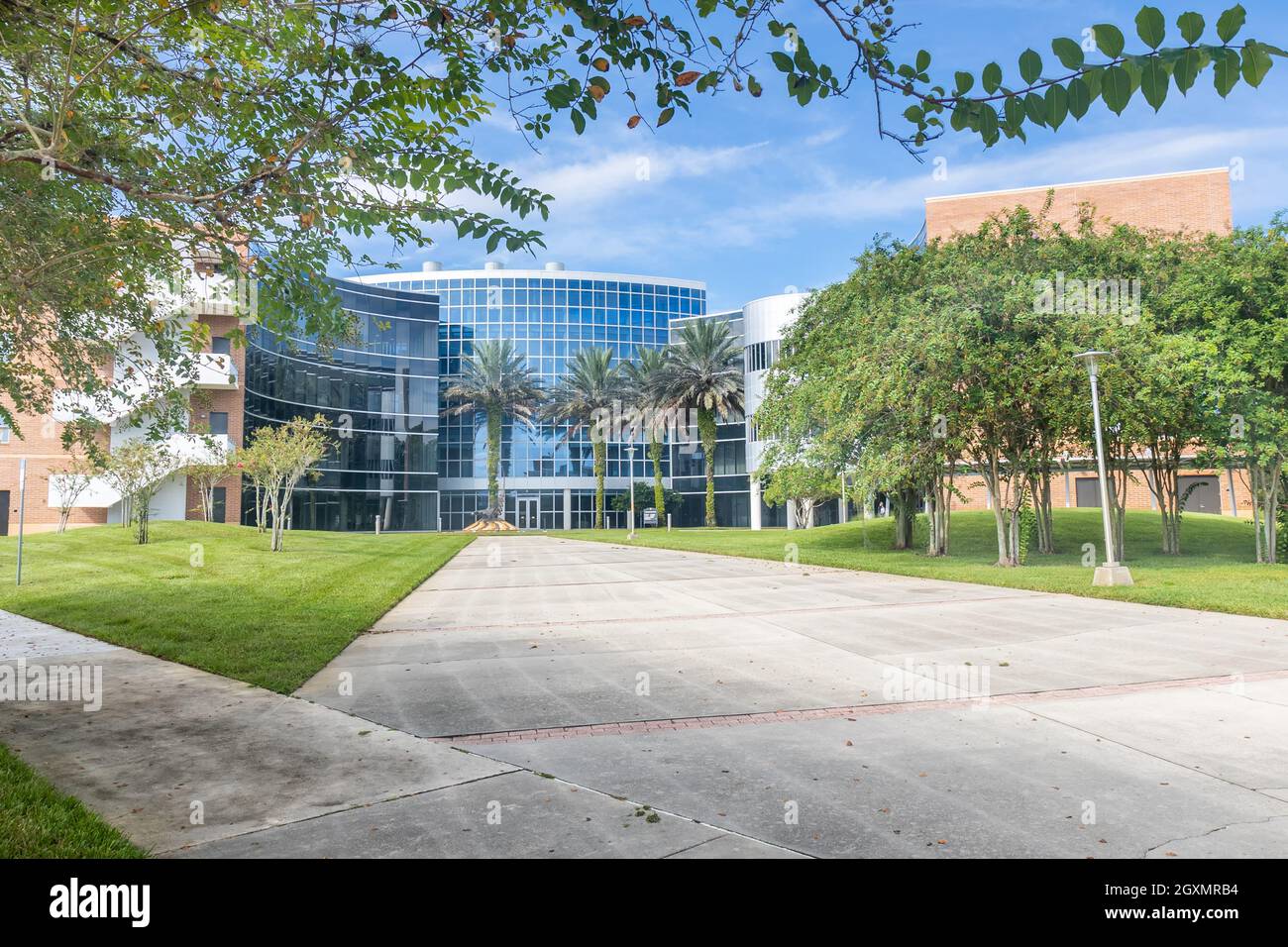 ORLANDO, FL, USA SEPT 21:  UCF Teaching Academy Building on September 21, 2021 at the University of Central Florida in Orlando, Florida. Stock Photo