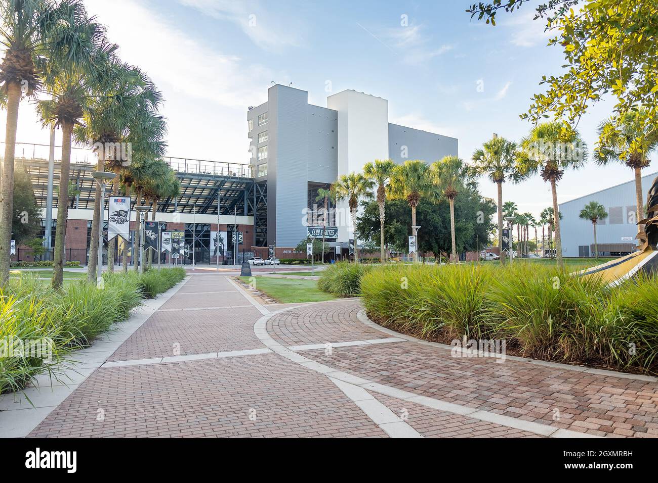 ORLANDO, FL, USA SEPT 21:  The Bounce House on September 21, 2021 at the University of Central Florida in Orlando, Florida. Stock Photo