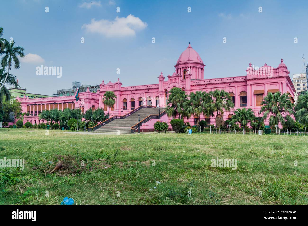 Ahsan Manzil, former residential palace of the Nawab of Dhaka, Bangladesh Stock Photo