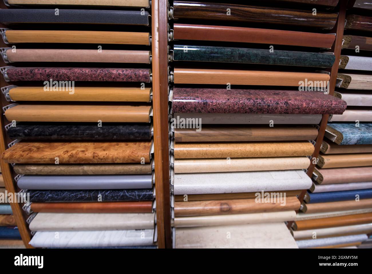 samples in Manufacture of wooden furniture Stock Photo - Alamy