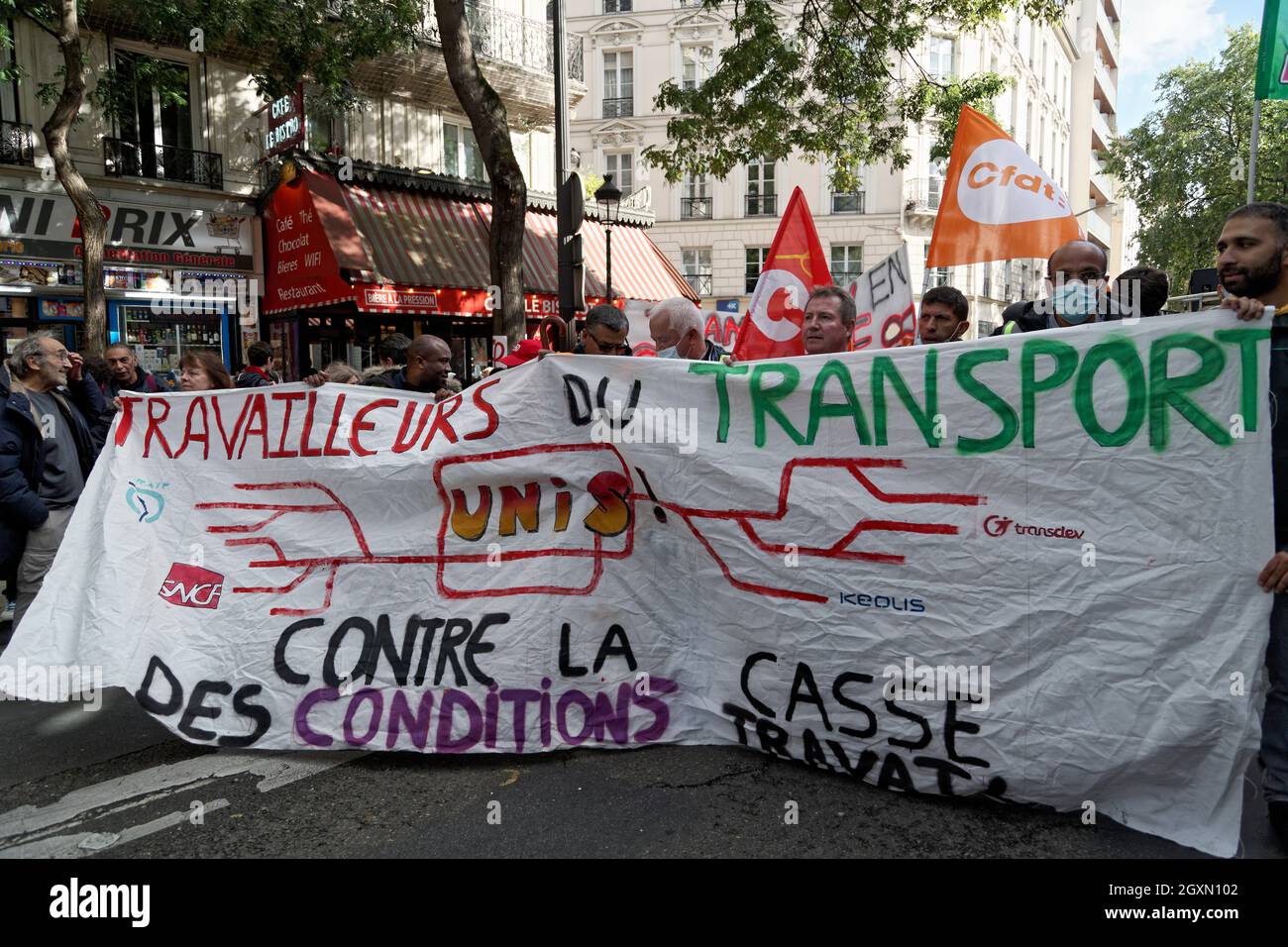 Paris, France. 5th Oct, 2021. Interprofessional