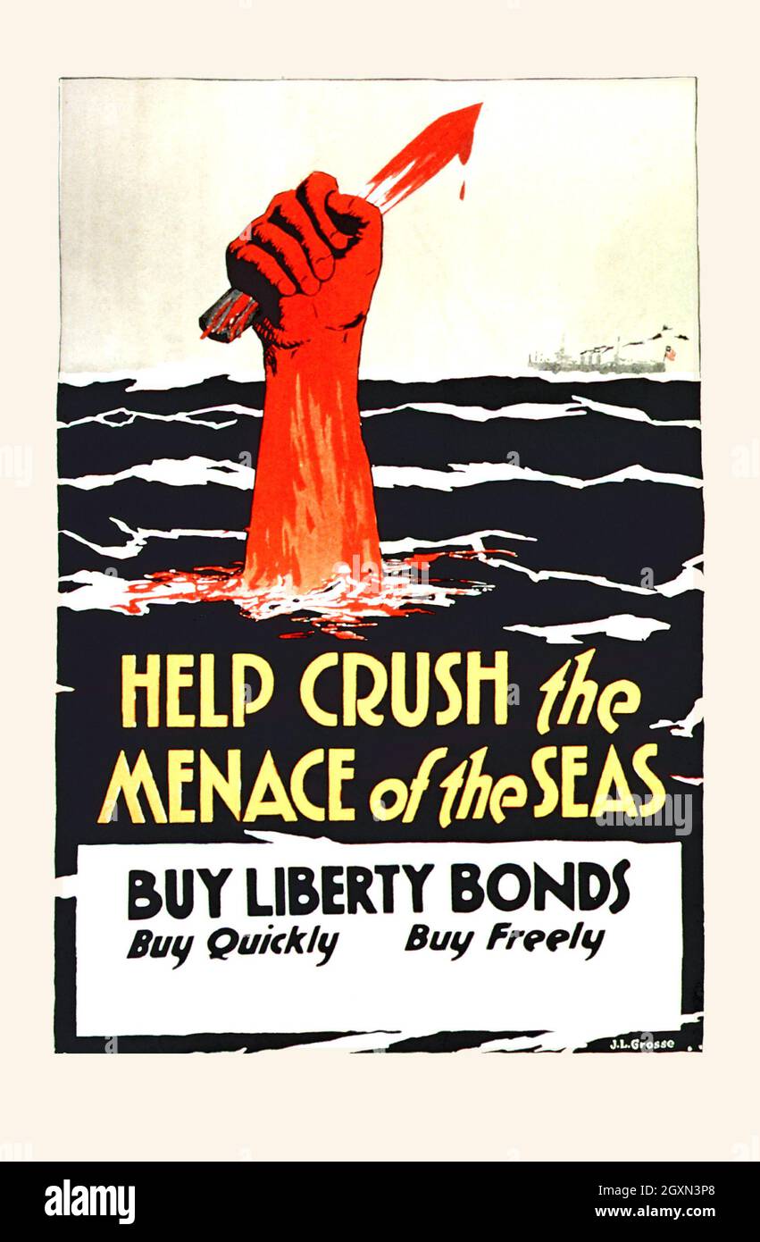 Help Crush the Menace of the Seas Stock Photo