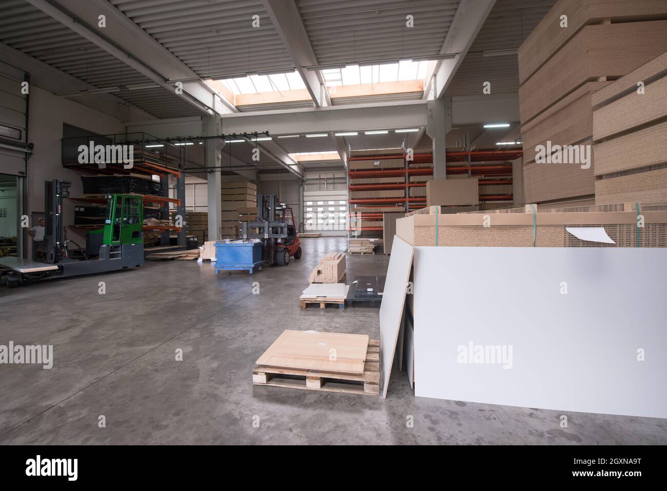 production Department at a furniture factory Stock Photo