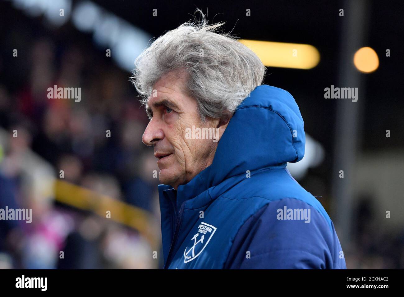 West Ham United manager Manuel Pellegrini Stock Photo