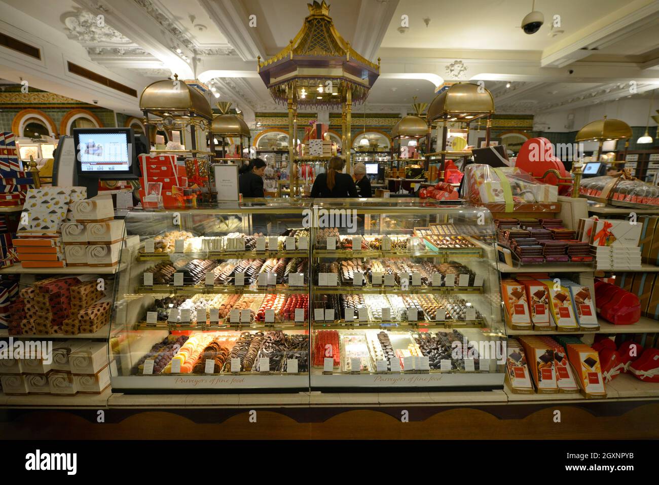Chocolates, Harrods Department Store, Brompton Road, London, England, United Kingdom Stock Photo