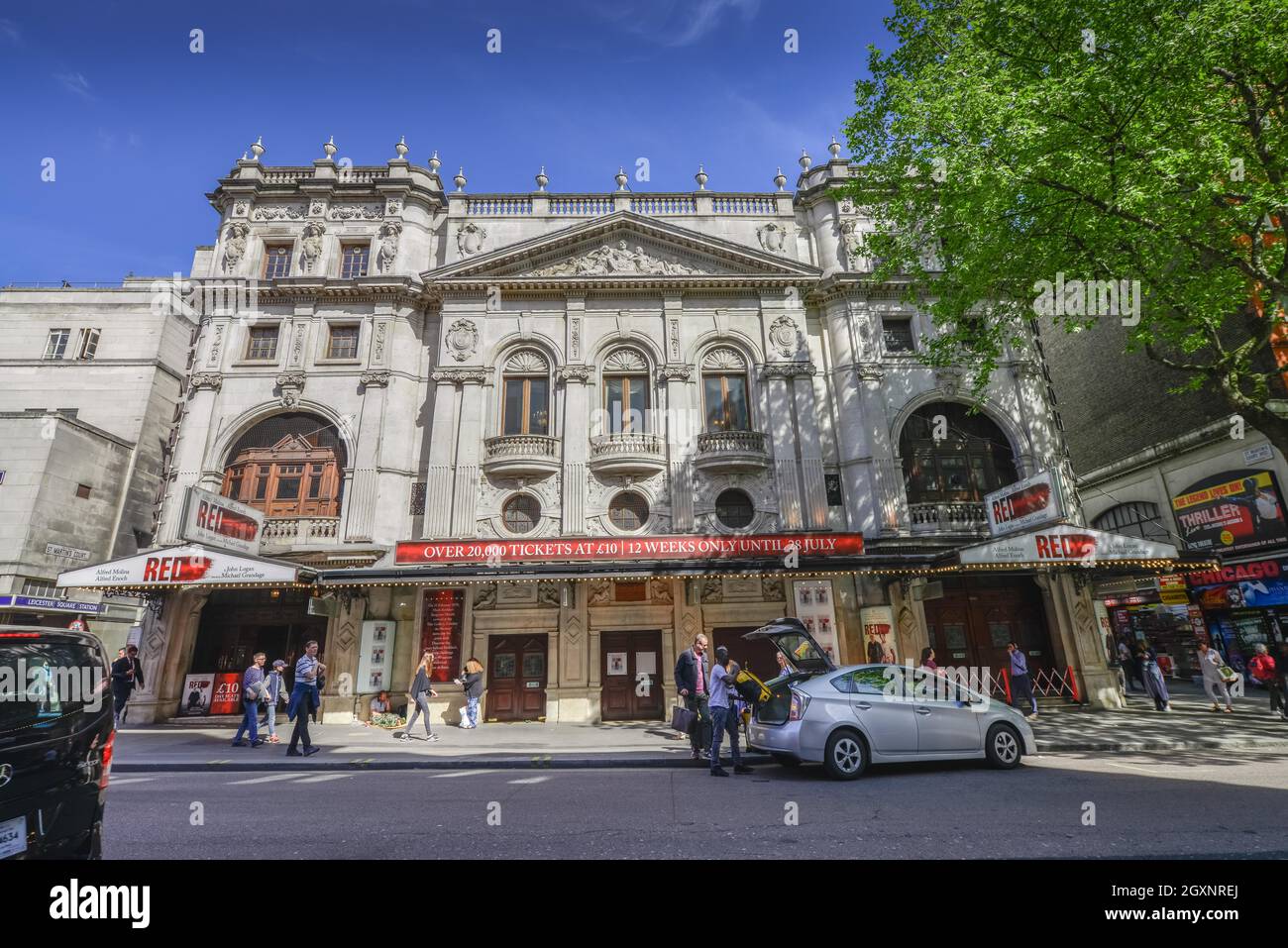 Wyndham's Theatre, Charing Cross Rd, Leicester Square, London, England, United Kingdom Stock Photo