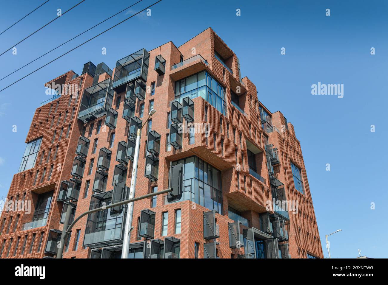Red Apple Apartment Building, Sofia, Bulgaria Stock Photo Alamy