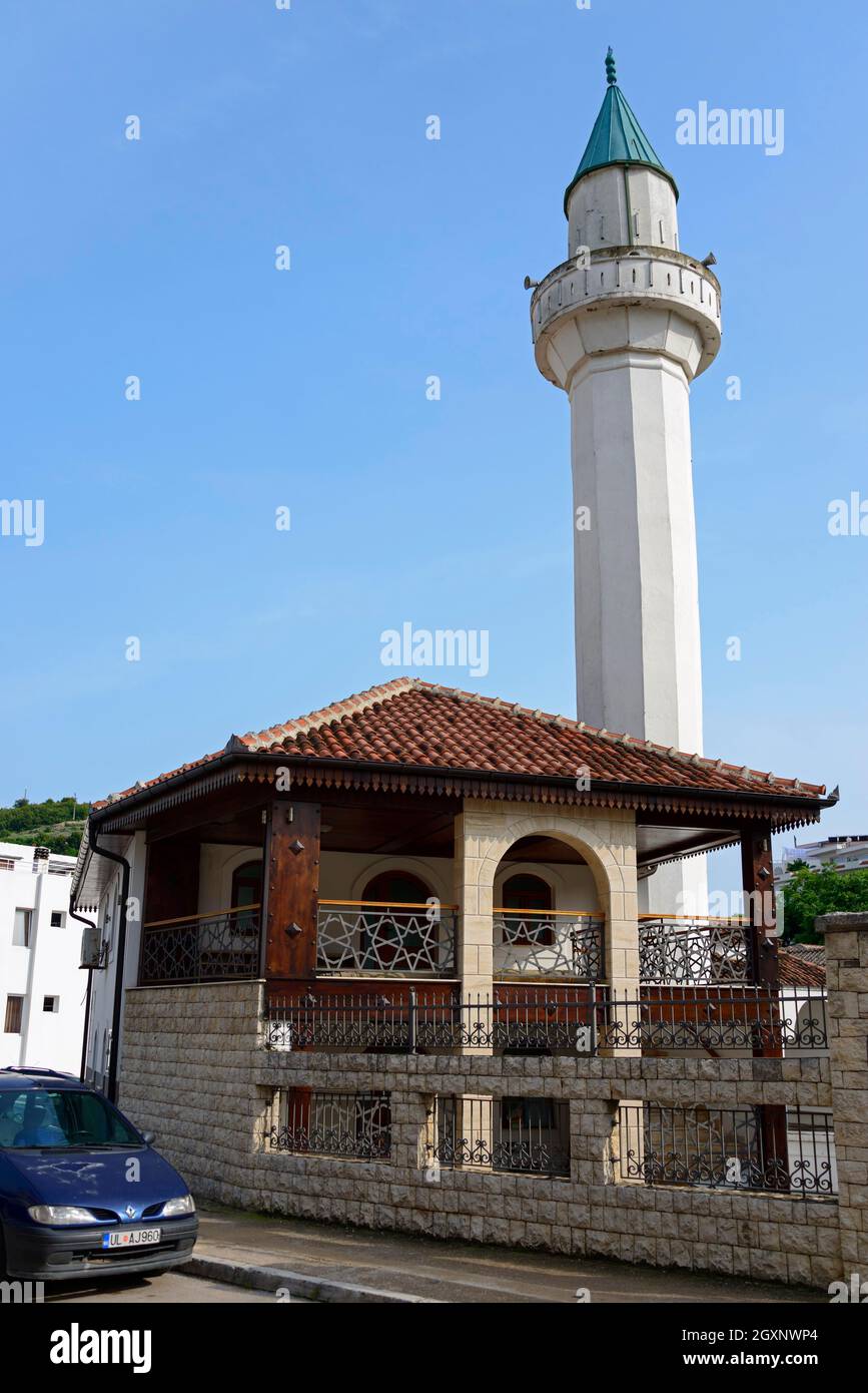 Lamit Mosque, Ulcinj, Ljamina Mosque, Ulqini, Montenegro Stock Photo