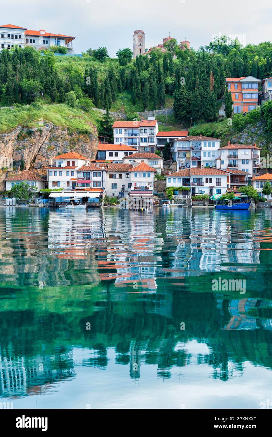 Ohrid Old Town, Lake Ohrid, Macedonia Stock Photo Alamy