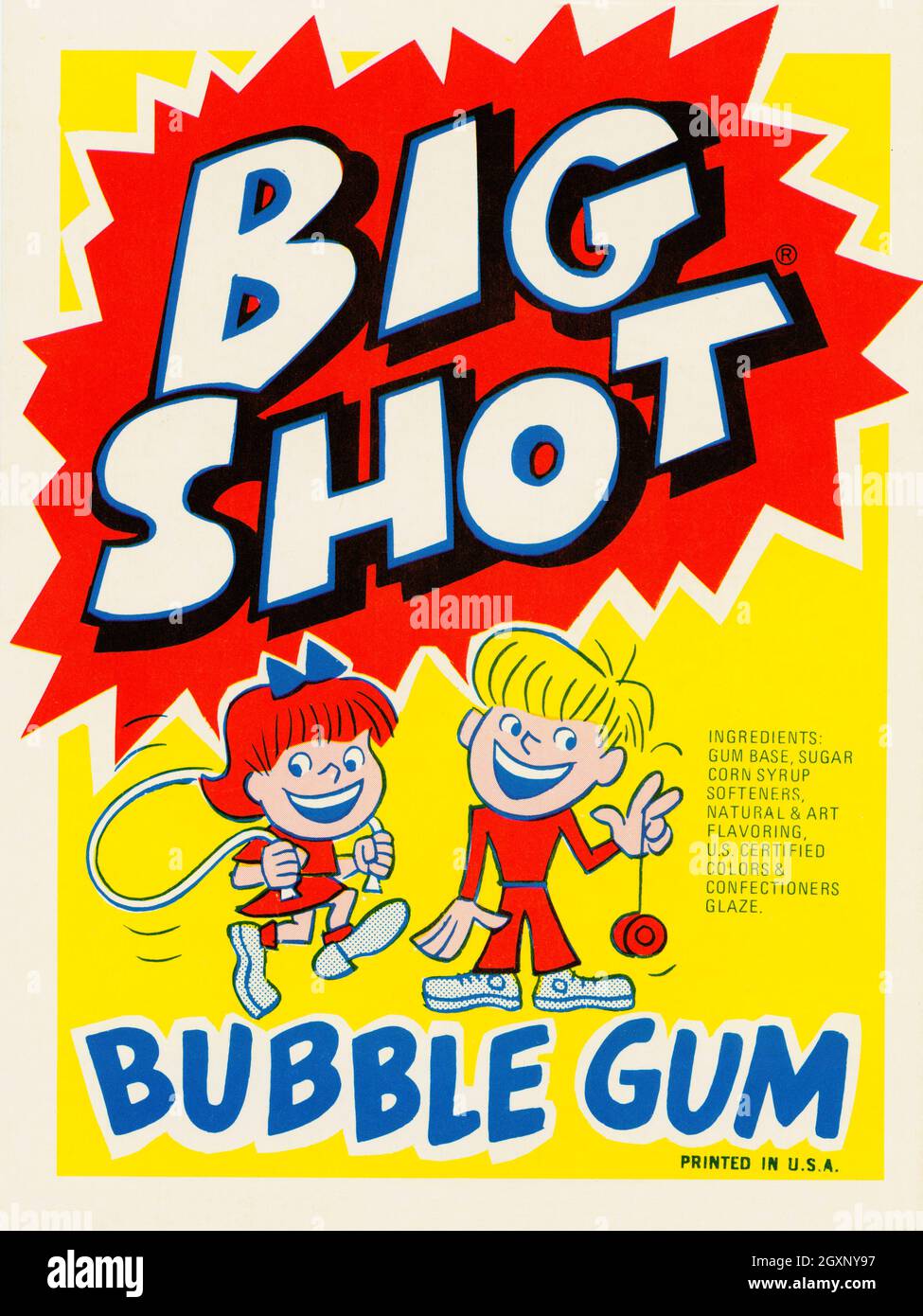 Big Shot Bubble Gum Stock Photo - Alamy