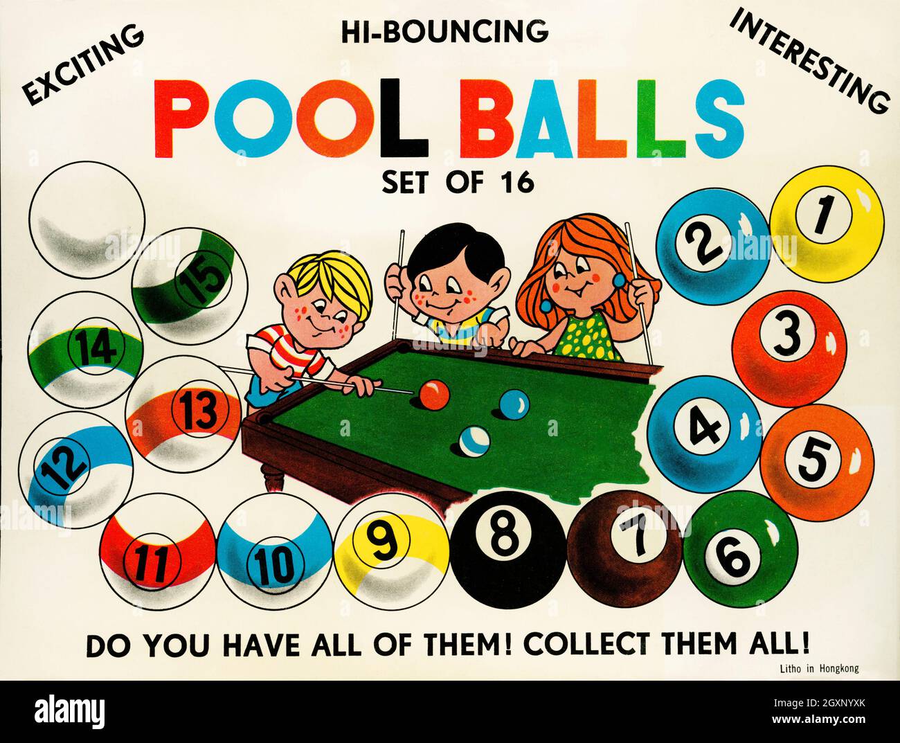 HiBouncing Pool Balls Stock Photo Alamy