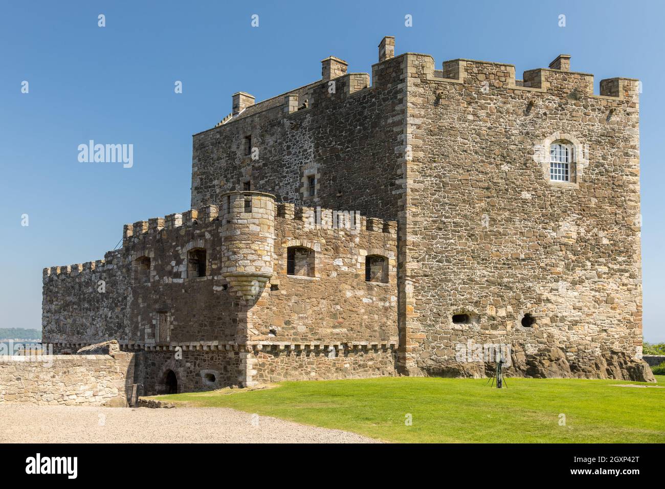 Blackness Castle, Lowlands, Scotland, United Kingdom, Great Britain Stock Photo