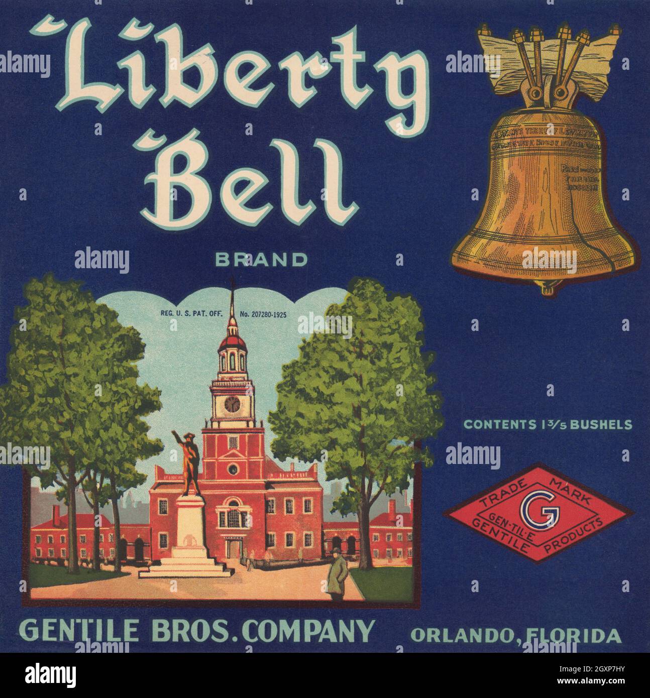 Liberty Bell Brand Stock Photo