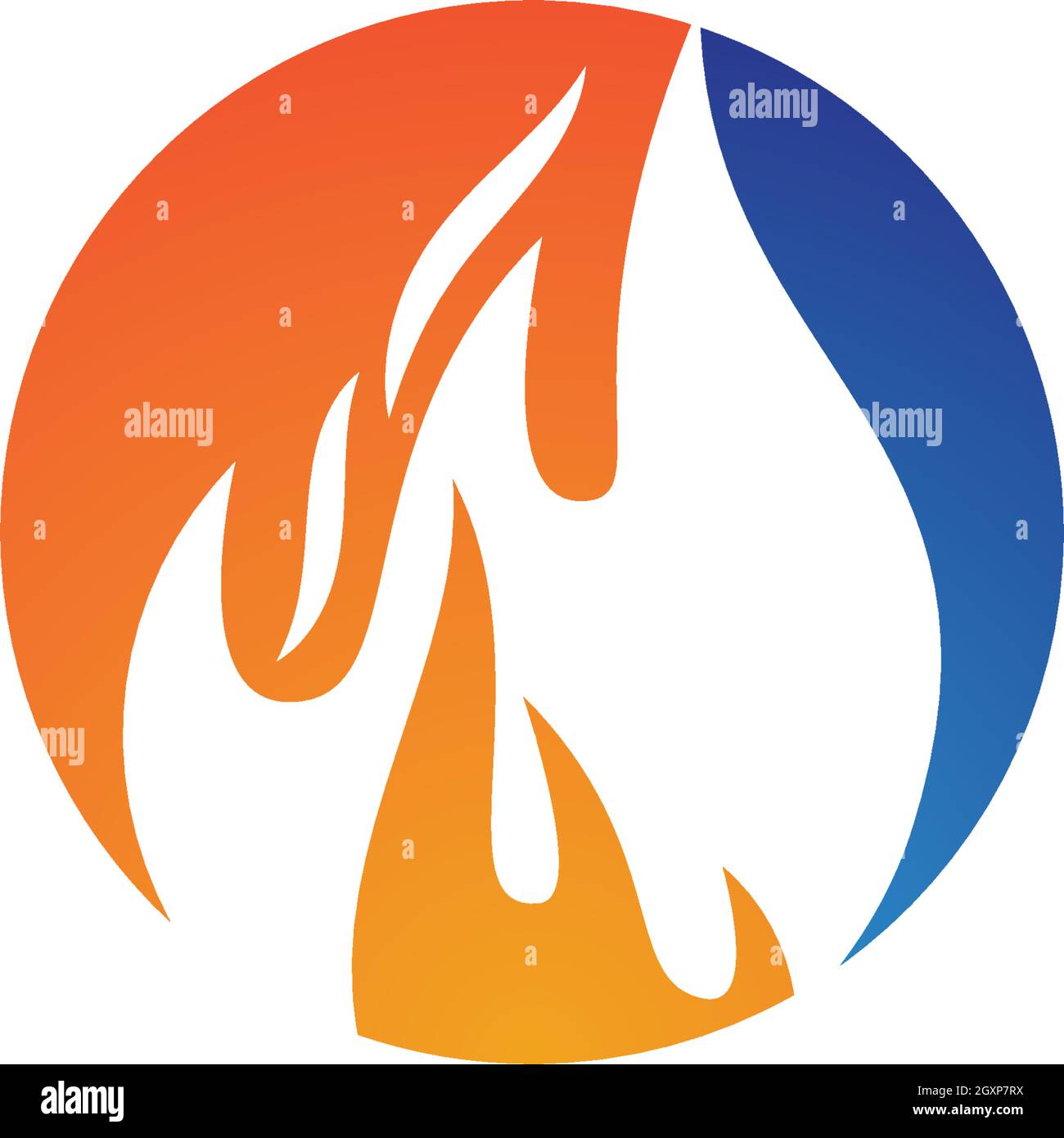 Fire flame Logo Template vector icon Oil, gas and energy logo concept ...