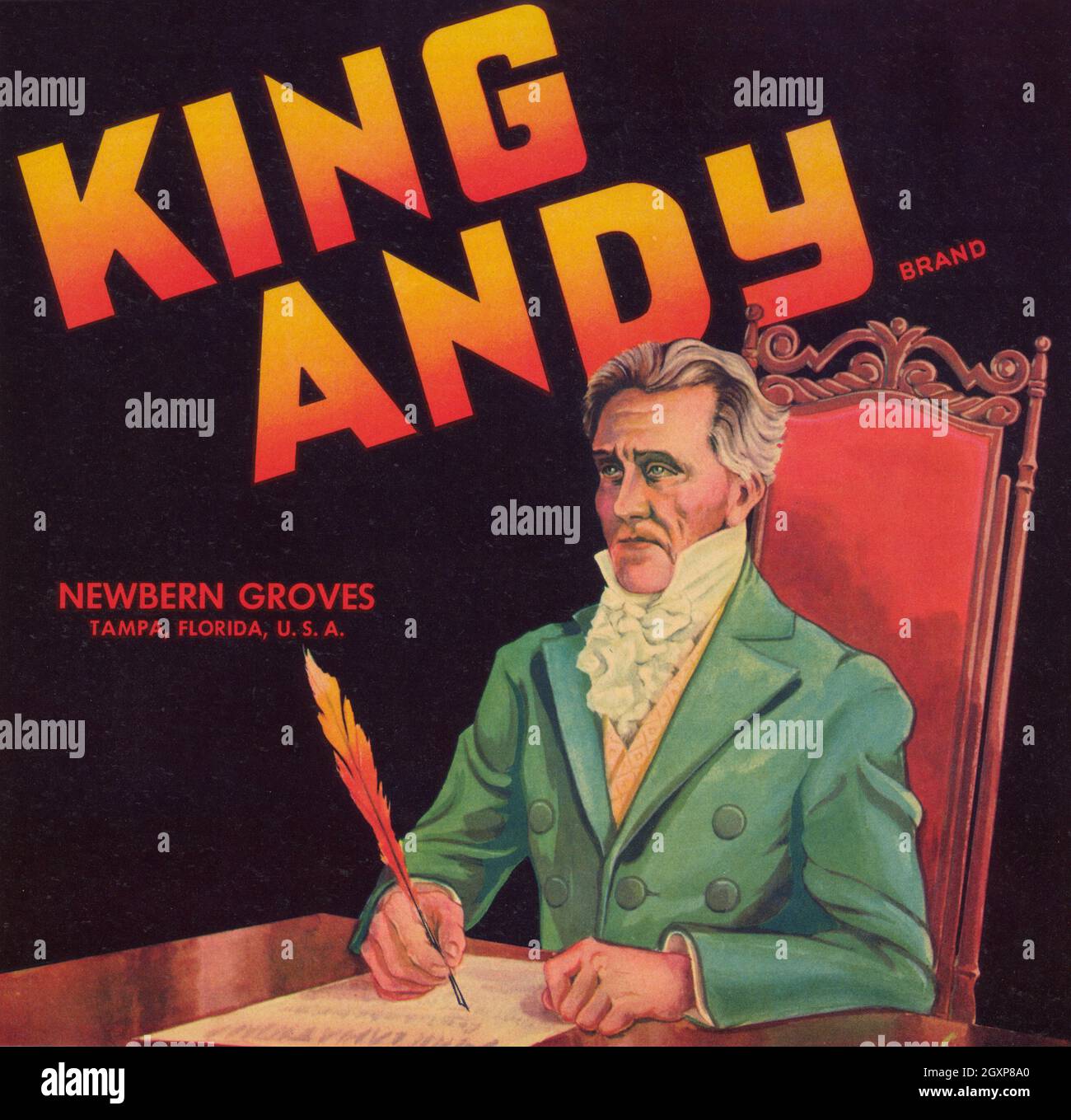 King Andy Brand Stock Photo