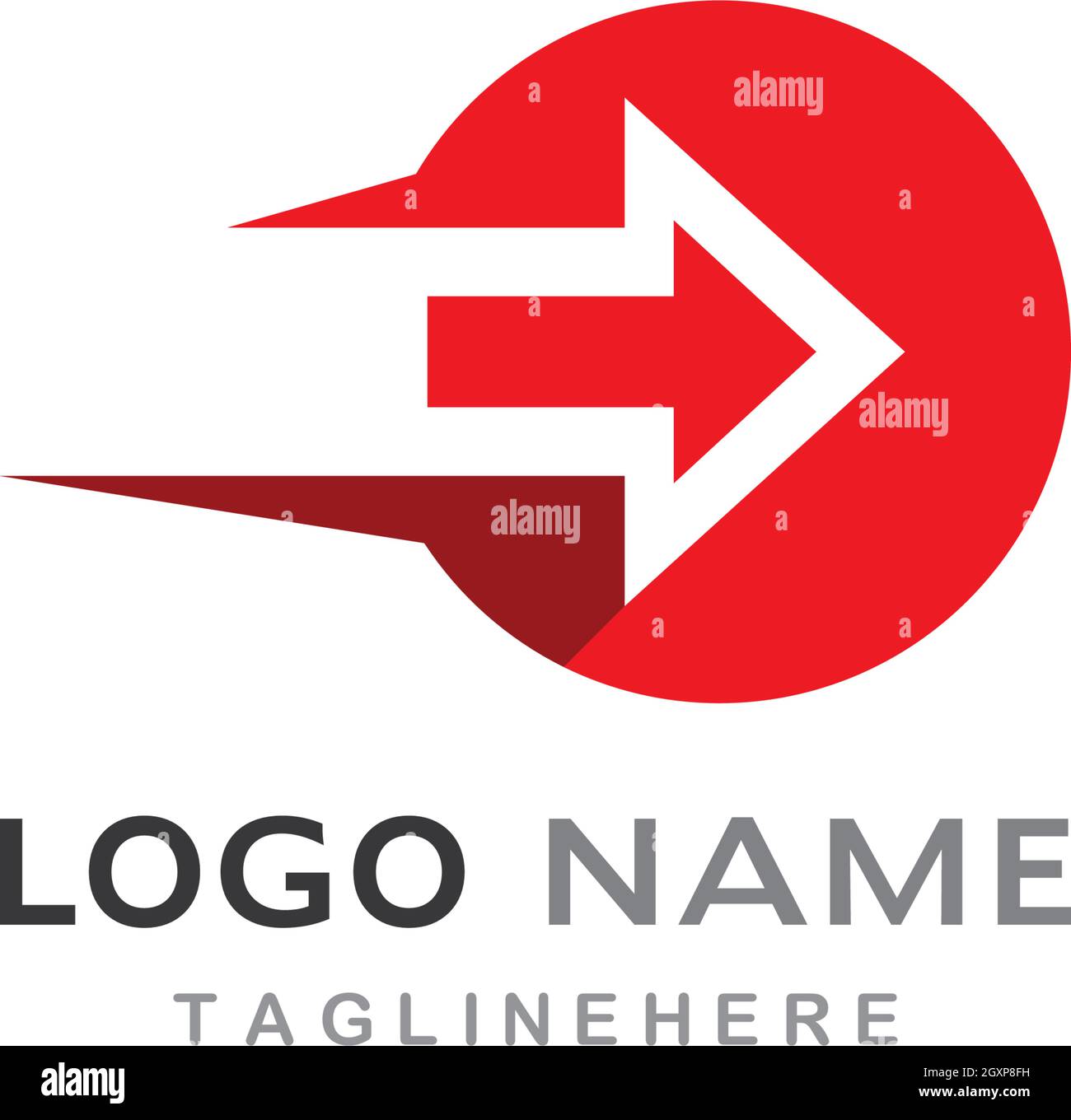 Arrow vector illustration icon Logo Template design Stock Vector Image ...