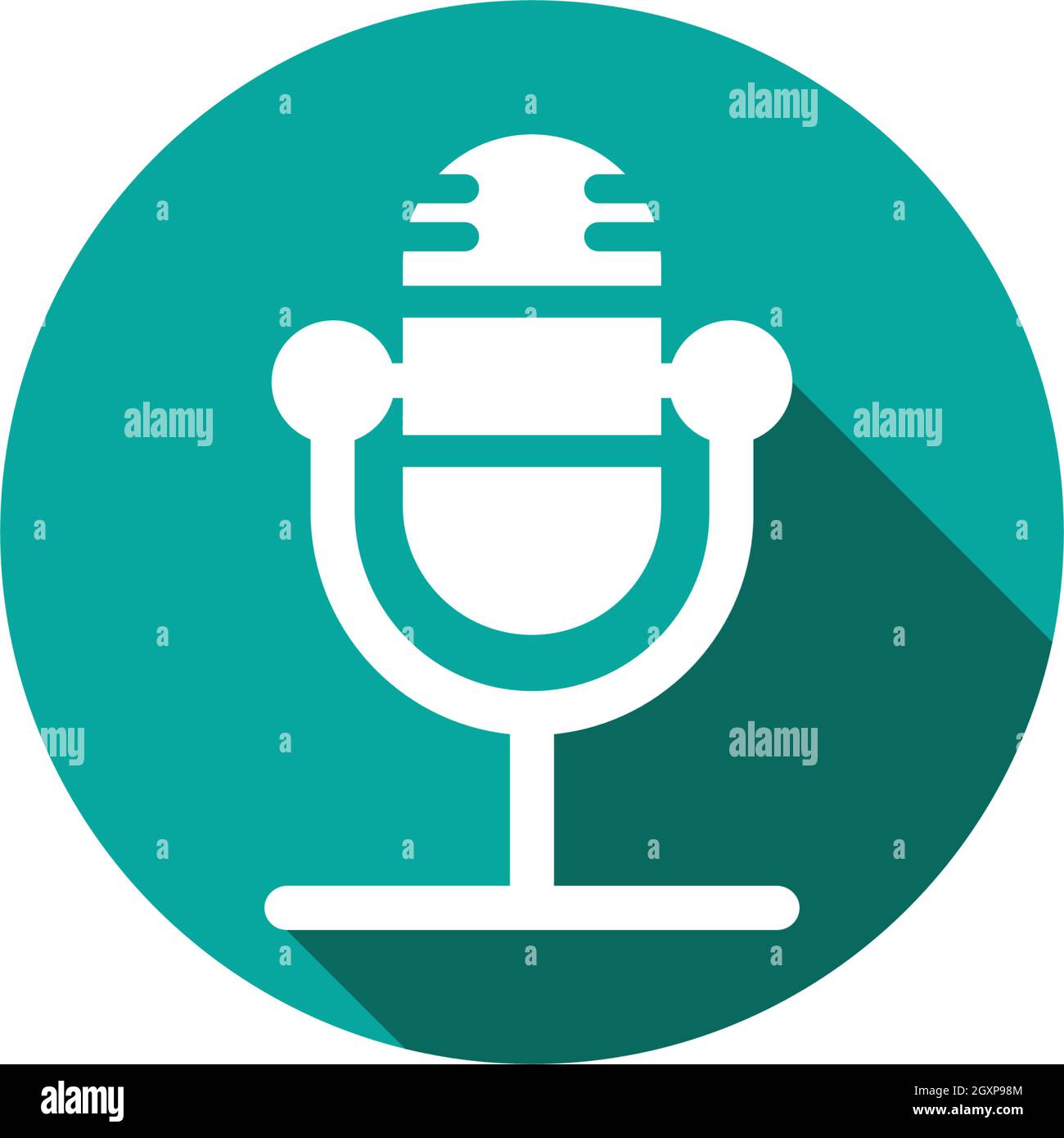 microphone icon vector template Stock Vector Image & Art - Alamy