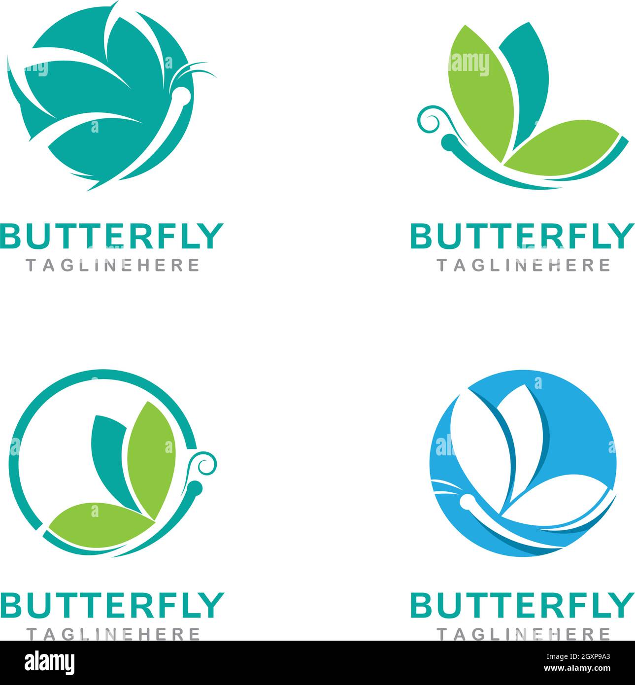 Beauty Butterfly Logo Template Vector icon design Stock Vector Image ...